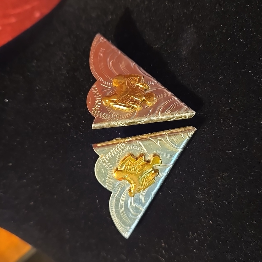 WESTERN COWBOY ROUND UP VINTAGE COLLAR POINTS ROCKMOUNT RANCH WEAR